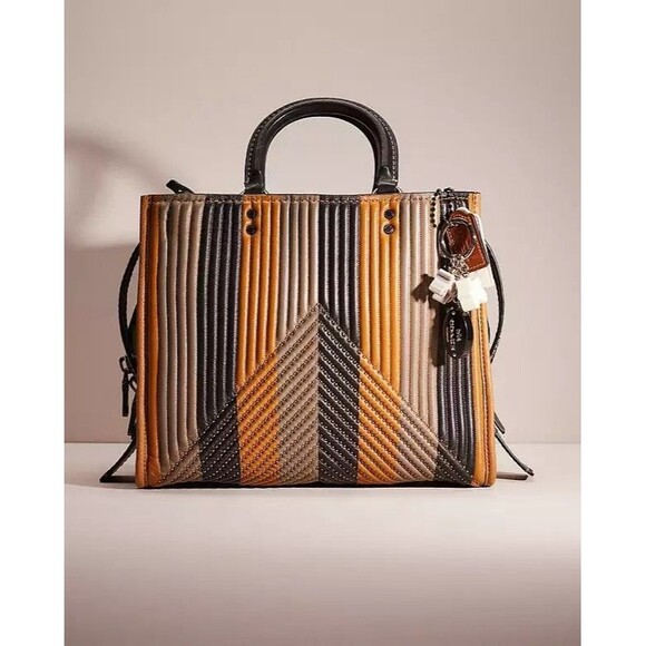 Coach 1941 Quilted Rivets Glovetanned  Rogue 30/31 - One Of A Kind Customized - Picture 1 of 14